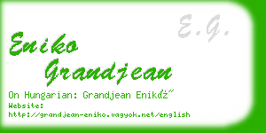 eniko grandjean business card